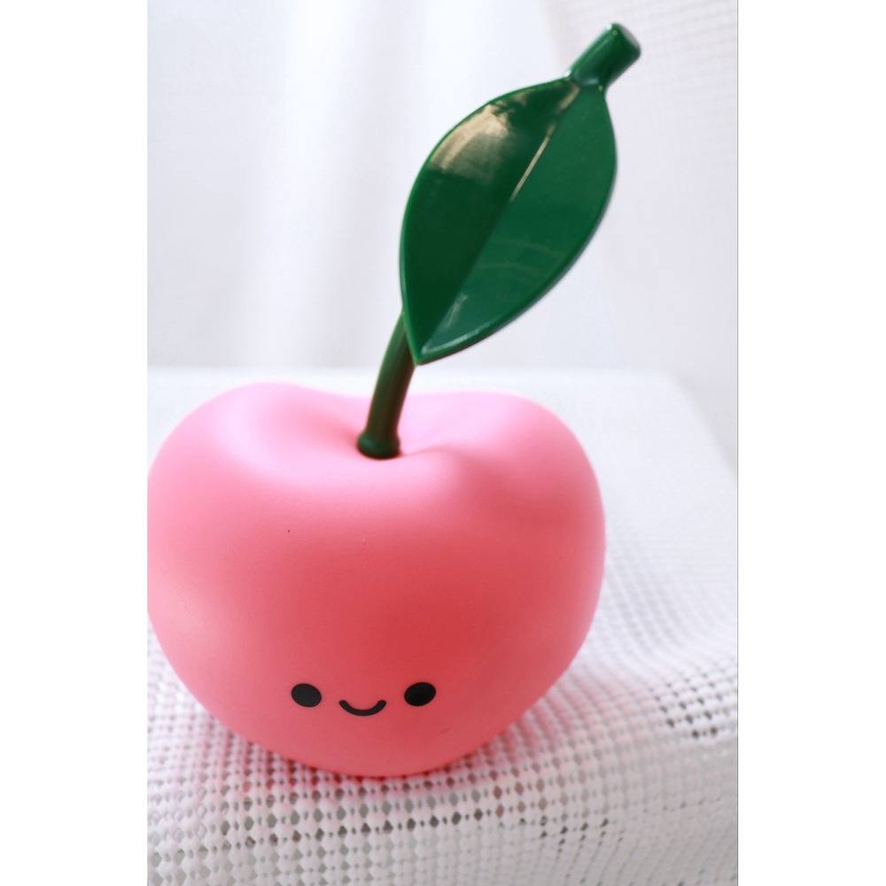 Cherry Night Light Pink Battery Operated Kawaii Cute Room Decor Lamp